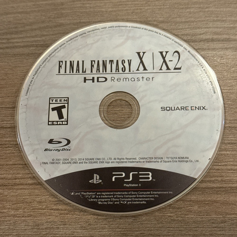 Final Fantasy X/X-2 HD Remaster - Sony PlayStation 3 (PS3)  Tested‎ Disc Only